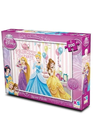 Ks Games Disney Princess 200 Parça Puzzle Pr113