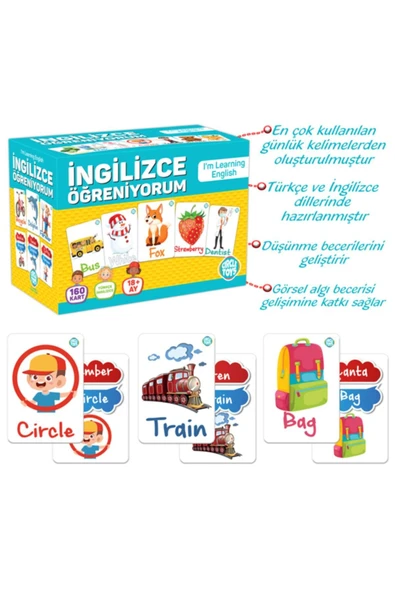 Eşleştirmeyi Öğreniyorum İngilizce 150 Kart - 2