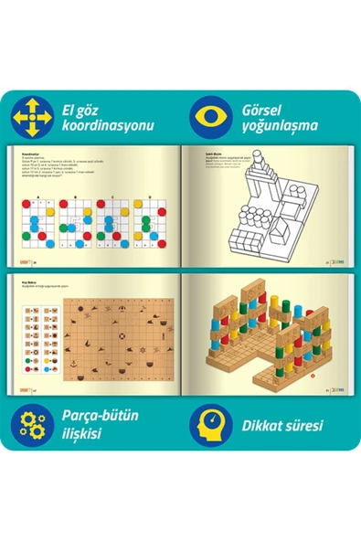 Dikkat Güçlendirme Seti Plus 9 Yaş ve The Amazing World of Gumball CartonNetwork 4 Adet Boyama Kitab - 3