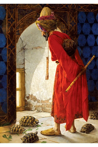 Ks Puzzle 11087 Ks, Kaplumbağa Terbiyecisi, 1000 Parça Puzzle