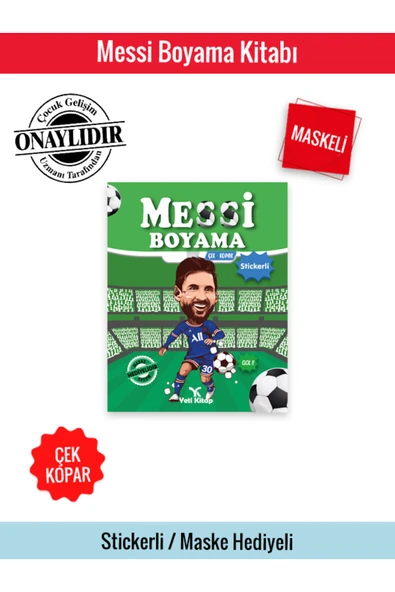 Futbolcu Boyama Kitapları Seti Mbapp , Ronaldo ve Neymar - 4