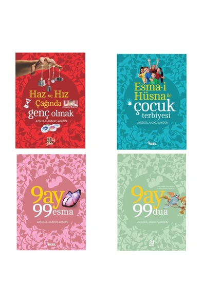 Ayşegül Akakuş Akgün Seti 4 Kitap 9 Ay 99 Dua / Esma