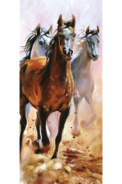 Blue Focus Horse - Puzzle 98 Parça - 2