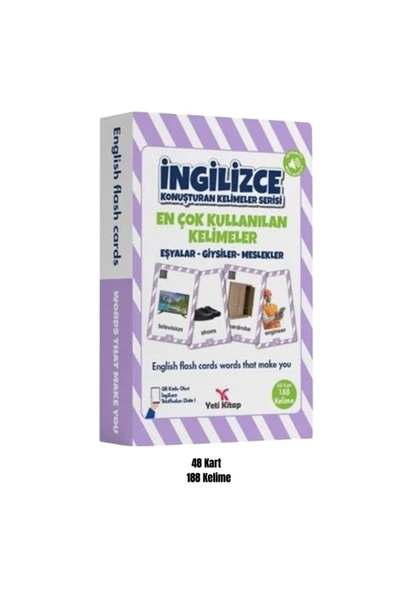 Çocuklar İçin Eğlenceli Oyna-Öğren İngilizce Kelime Kartları ve Atasözü Deyimler Kartları 5'li - 3