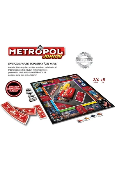 CR 10303 Cars Metropol Junior Oyunu -KS Games - 2