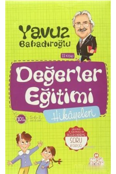 Değerler Eğitimi Hikayeleri (11 Kitap Kutulu Set); Ebeveynler ve Öğretmenler İçin Değerlendirme Soru