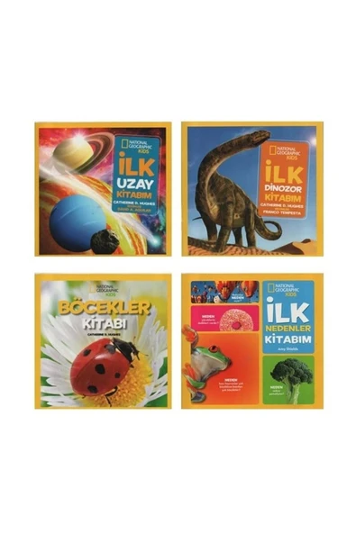 Ilk Uzay Kitabım İlk Dinozor Kitabım İlk Nedenler Kitabım Böcekler Kitabı