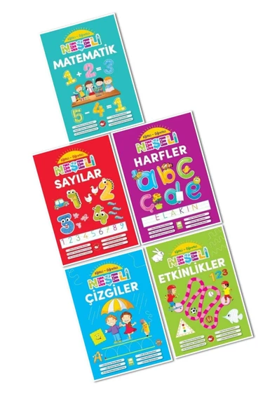 Okul Öncesi Neşeli Eğitici-Öğretici Etkinlikler Seti (5-6 YAŞ)