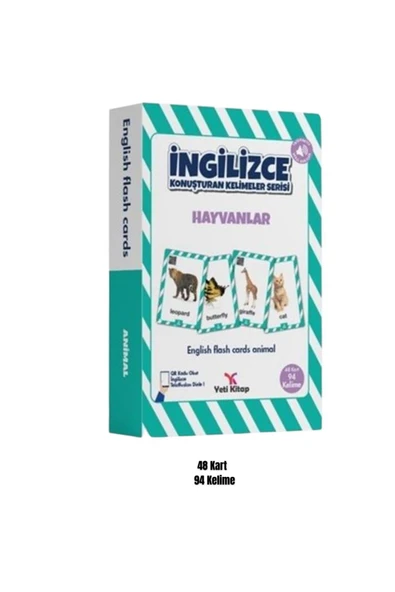 Çocuklar İçin Eğlenceli Oyna-Öğren İngilizce Kelime Kartları ve Atasözü Deyimler Kartları 5'li - 4