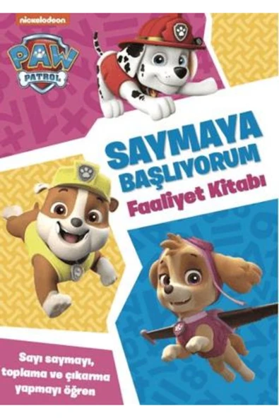 Nessiworld Paw Patrol Saymaya Başlıyorum Faaliyet Aktivite Kitabı 38093BT