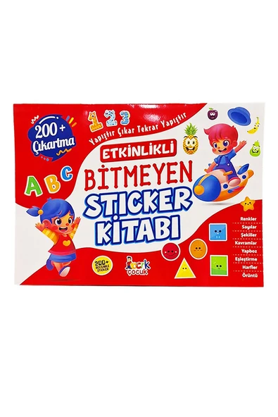 Etkinlikli Bitmeyen Stıcker Kitabı Yapıştır Çıkar Tekrar Yapıştır