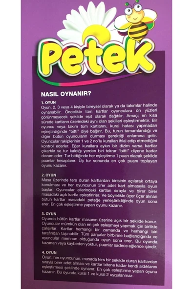 Petek Kutu Oyunu - 4