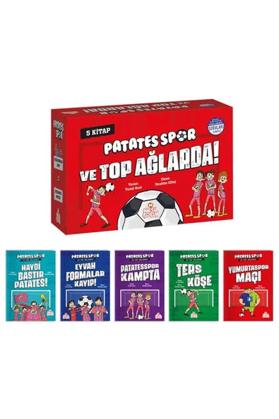 Patatesspor 2 Ve Top Ağlarda 5 Kitap + Soru Kitapçığı & Yusuf Asal
