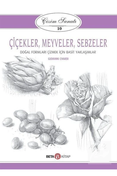 Çizim Sanatı Serisi 10 Çiçekler Meyveler Ve Sebzeler - 4