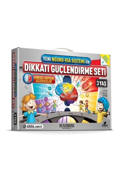 Adeda Görsel Dikkati Güçlendirme Seti 3 Yaş Osman Abalı Dgs