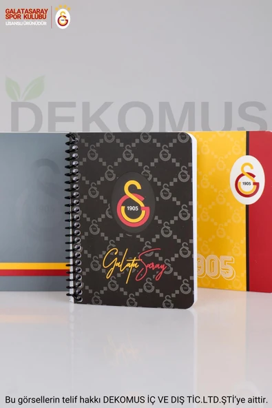 Dekomus Ile Yeni Sezon Lisanslı Sert Kapak Bloknot
