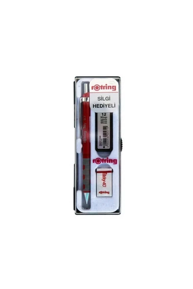Kurşun Kalem Set Versatil Tikky 0.7 Kırmızı Uçlu Kalem Okul Seti