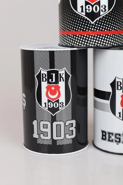 YENİ SEZON LİSANSLI BÜYÜK BOY BEŞİKTAŞ METAL KUMBARA - 2