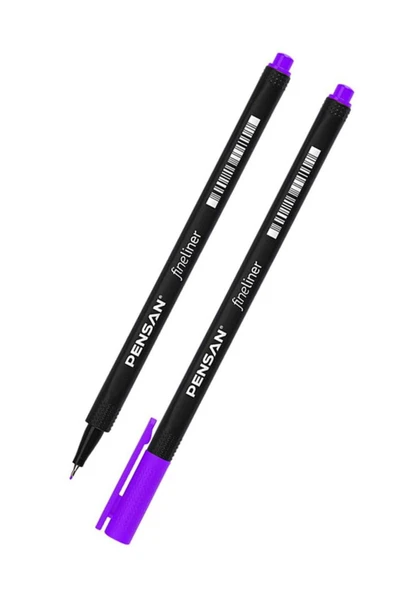 Fineliner 6 Pastel Renk 0.4mm Ince Keçe Uçlu Yazı Kalemi 1 Paket 6 Lı Pastel Fineliner Kalem Seti - 2