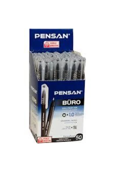2270 Büro Tükenmez Kalemi 1mm Siyah 50 Li