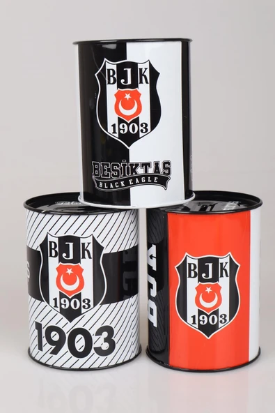 YENİ SEZON LİSANSLI BEŞİKTAŞ METAL KUMBARA - 5