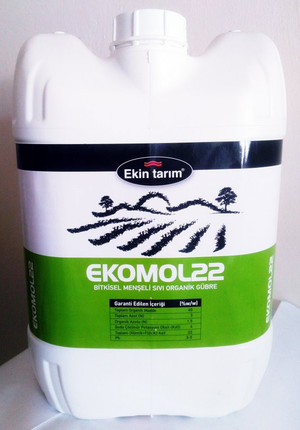 EKOMOL (26 KG) -KÖKLENDİRİCİ-HUMİK FULVİK ASİT-SIVI ORGANİK GÜBRE
