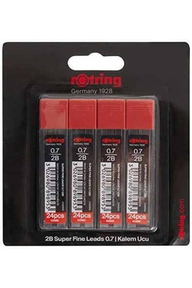 Super Polimer Kurşun Kalem Ucu (2b), 4'lü Paket, 0.7 mm  209421