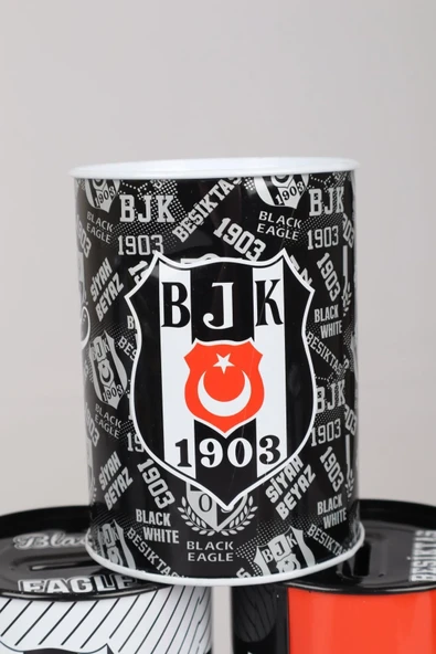 YENİ SEZON LİSANSLI BEŞİKTAŞ METAL KUMBARA - 4