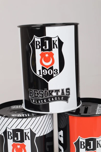 YENİ SEZON LİSANSLI BEŞİKTAŞ METAL KUMBARA - 6