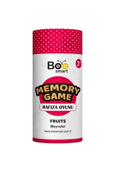 Memory Game Fruits - Ahşap Meyveler