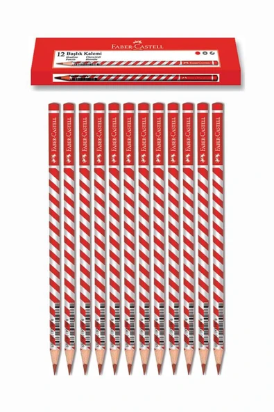 Kırmızı Başlık Kalemi Candyroll 12 Adet Faber Kırmızı Başlık Kalemi - 3