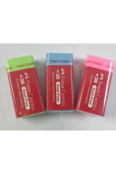 FABER-CASTELL ORTA BOY 6 LI RENKLİ SİLGİ - 4