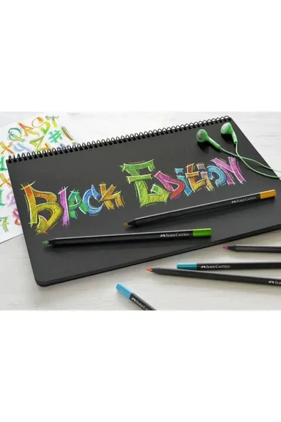 Black Edition Kuruboya Kalem Seti 12li 116412 - 3