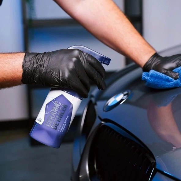 GYEON Q²M CeramicDetailer Seramik Yüzey Detaylandırıcı ve Parlatıcı - 500 ml -Su İtici Oto Cila - 4