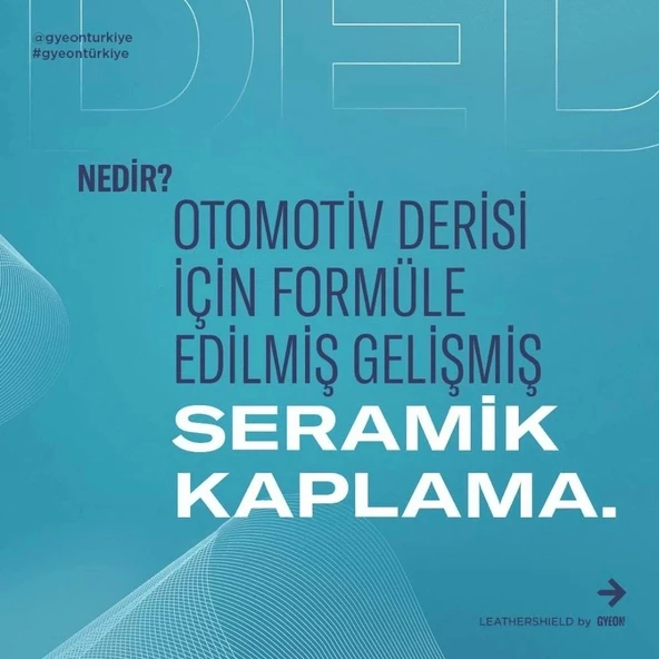 GYEON Q² Leather Shield EVO Deri Aksamlar İçin Koruyucu Seramik Kaplama - 50 ml - 2