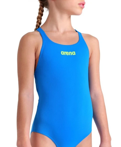 Arena G Team Swimsuit Swim Pro Solid Kids' Swimsuit Kız Çocuk Yüzücü Mayosu 004762860 - 4