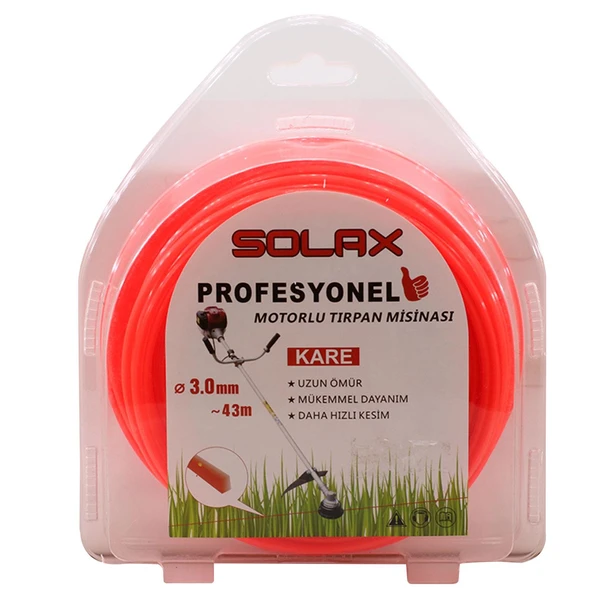 Misina Kare Dört köşe 3 mm x 43 Metre Tırpan Misinası - 2