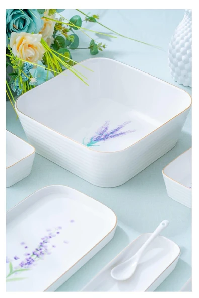 Acar Lavander 45 Prç Yemek Takımı PORWM-05310 - 3