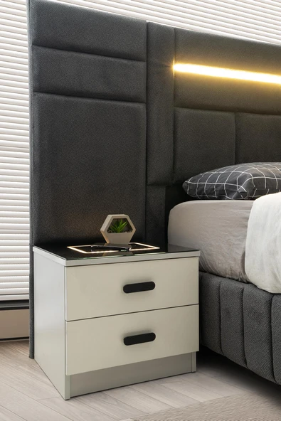 Atlas 100% MDF Komodin | Ücretsiz Teslimat ve Kurulum - 5
