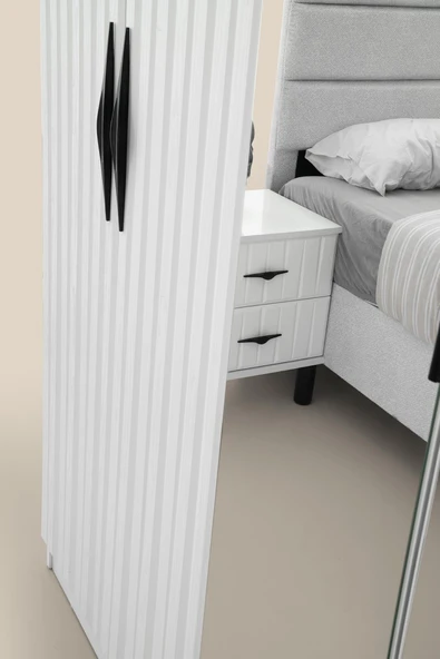Kaz %100 MDF Yatak Odası Takımı %100 MDF | Ücretsiz Teslimat ve Kurulum - 3