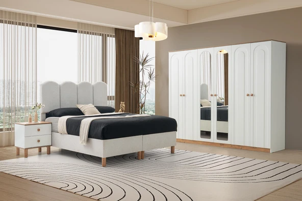 Andes %100 MDF Yatak Odası Takımı %100 MDF | Ücretsiz Teslimat ve Kurulum