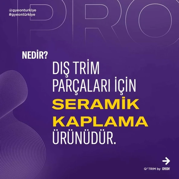 GYEON Q² Trim EVO Plastik Koruyucu Ve Solmuş Plastik Yenileyici Seramik Kaplama - 30ml - 2