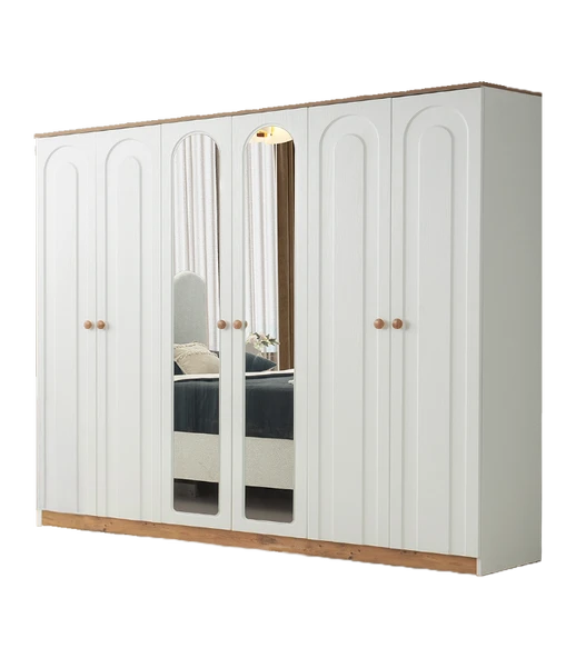 Andes 6 Kapaklı %100 MDF Gardırop | Ücretsiz Teslimat ve Kurulum