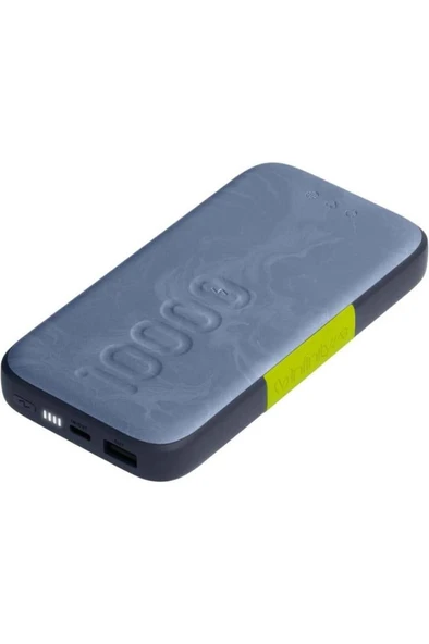 InfinityLab InstantGo Mavi 10000 mAh Hızlı Şarj Kablosuz Powerbank Outlet