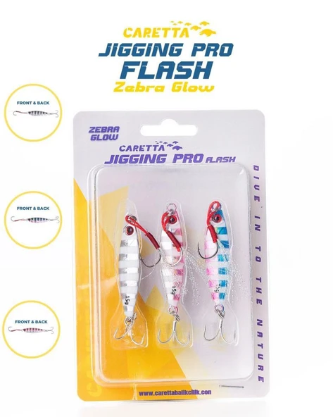 Caretta Jigging Pro Flash Jig Yem 7 Gr - 6