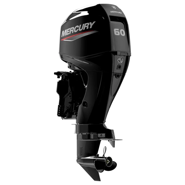 Mercury F 60 ELH PT EFI  Uzun Şaft Marşlı&Direksiyonlu&Trimli Deniz Motoru