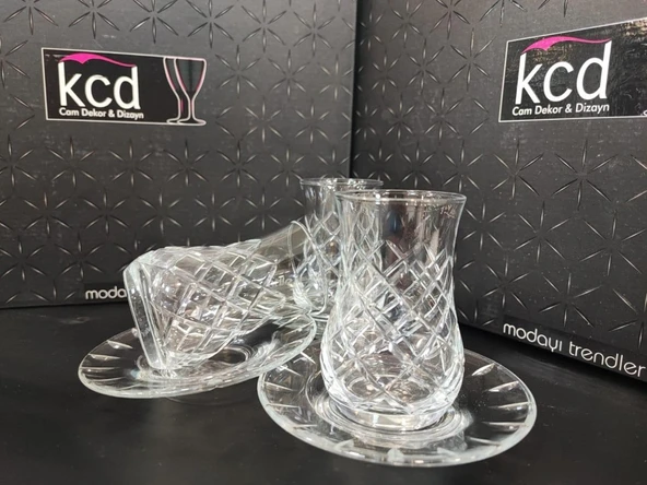 Kcd 3856S 6 Kişilik 12 Parça Çay Seti
