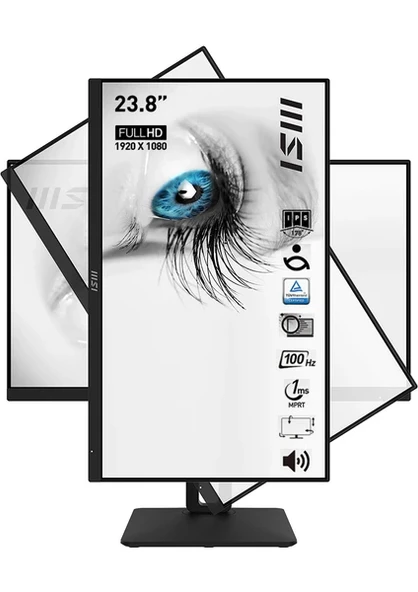 MSI PRO MP242AP 23.8" 1 ms Full HD Pivot IPS 100 Hz Monitör - 2