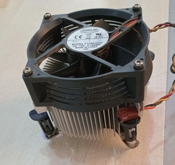 EVERFLOW F128025DH 80X25 12 VDC 0.19A CPU FAN (KASALARDAN ÇIKMA-GÜÇLÜ FAN) - 2