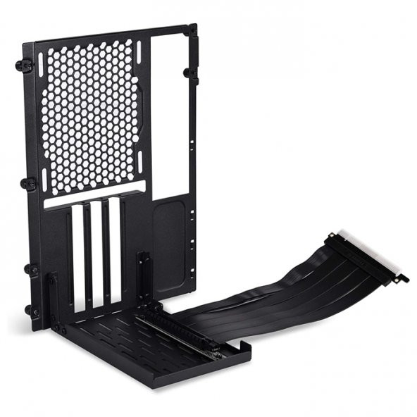LIAN LI O11DMINI-1X-4 GEN4X16 DİKEY SİYAH GPU KİTİ - 1